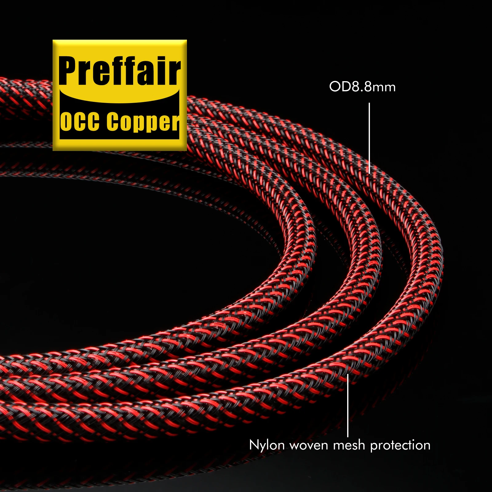 Preffair X421 Audio Coaxial Cable for Amplifier CD DVD Player 110 Ohm XLR Digital Cable Audio Video Cable