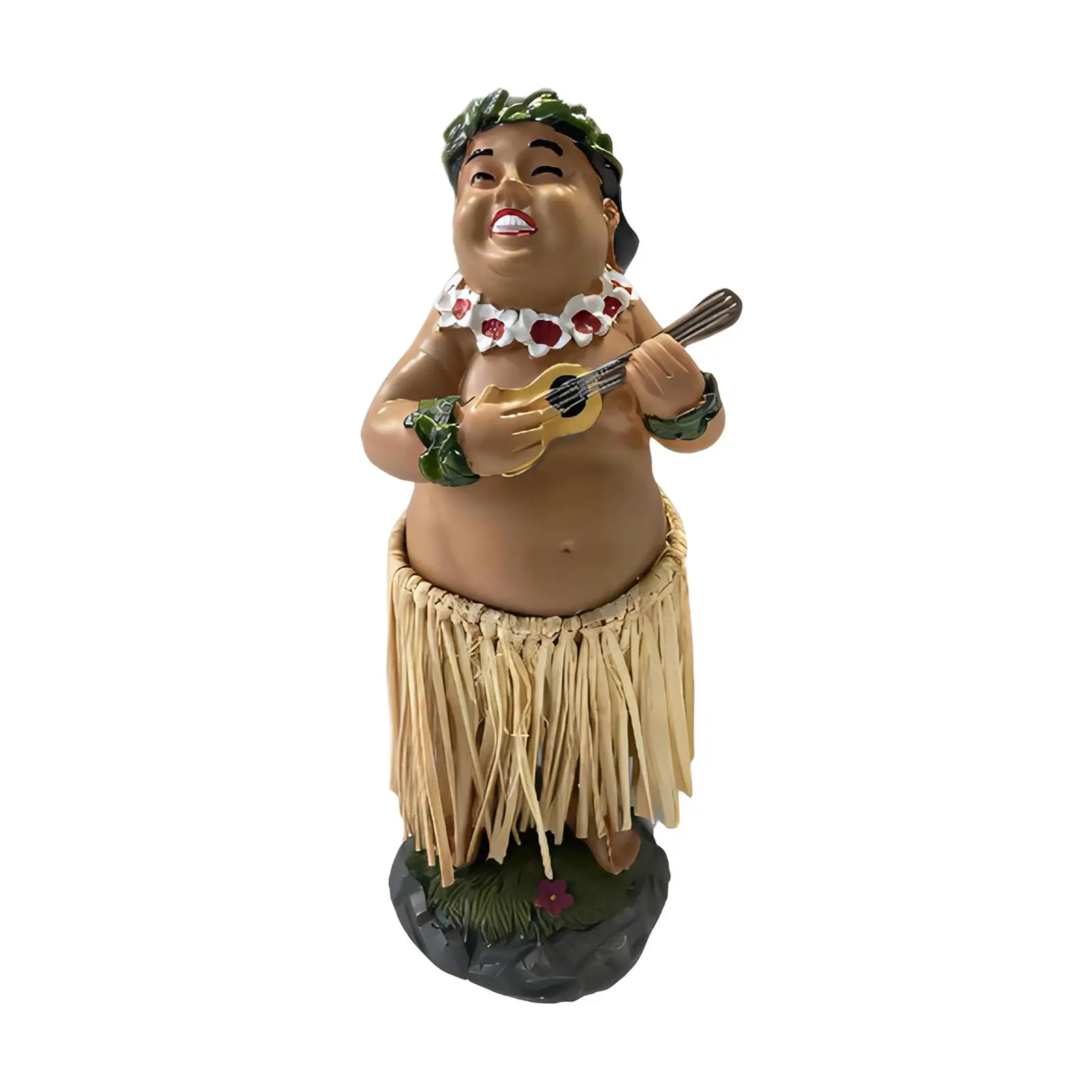 

Hawaiian Girl Posing Hawaiian Dashboard Doll Ornament Mini Dashboard Decorations Decorative 6.30inch Dashboard Bobbleheads