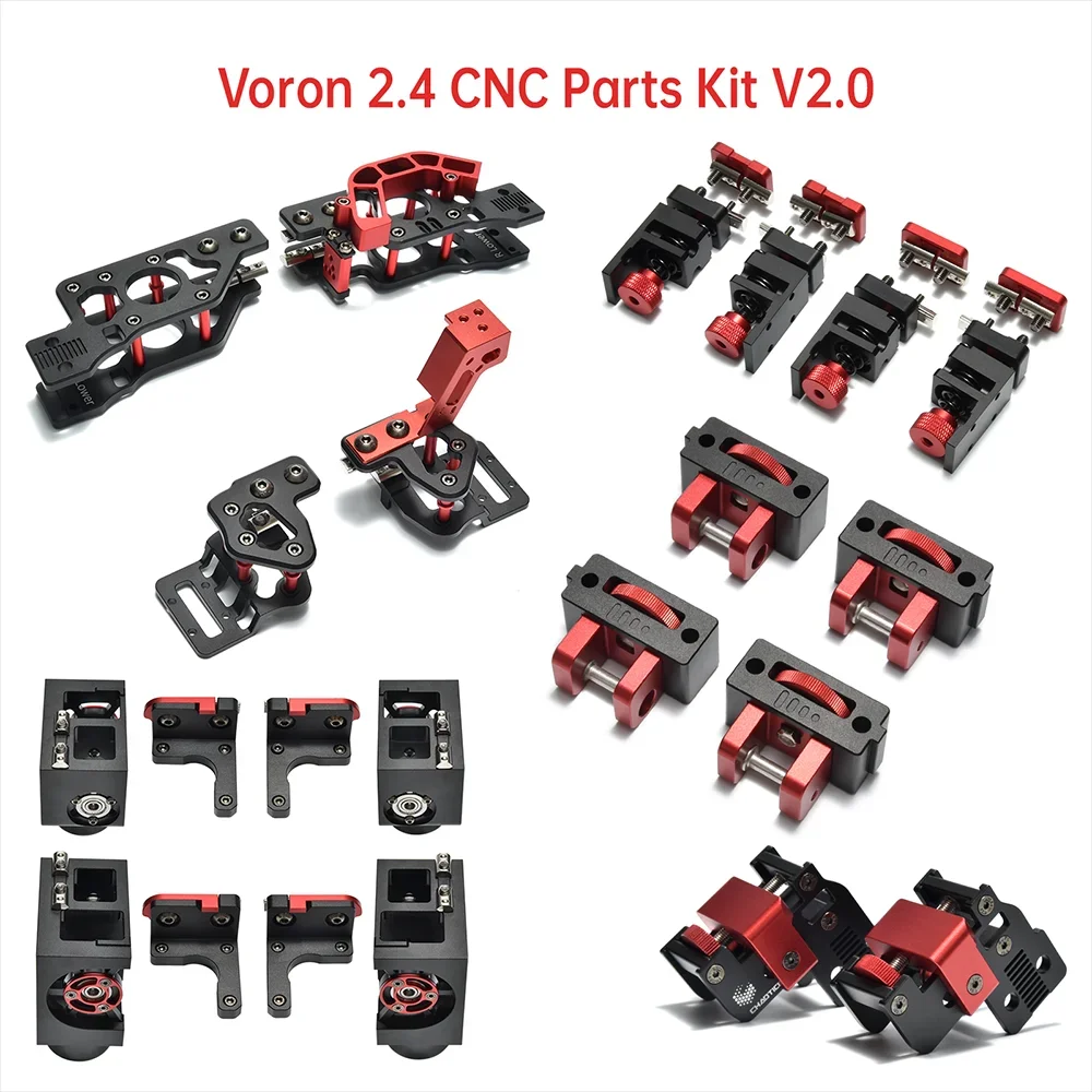 Voron 2.4 CNC částí souprava, plný aktualizovat aluminium slitina formulovat lehoučké celý kov CNC prvek DIY 3D knihtiskař příslušenství