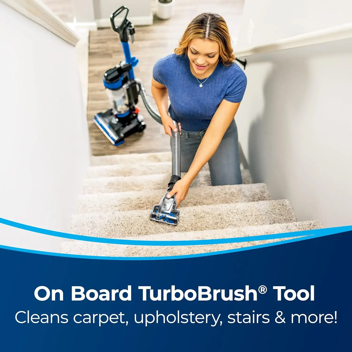 مكنسة كلين فيو تستقيم بدون كيس مع عصا نشطة، 3536