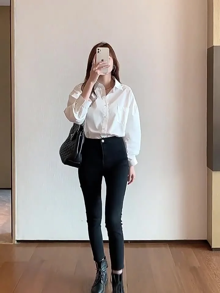 

Рубашки с длинным рукавом, женские винтажные клетчатые рубашки на пуговицах, свободный крой в стиле ретро, консервативная женская молодежная повседневная одежда