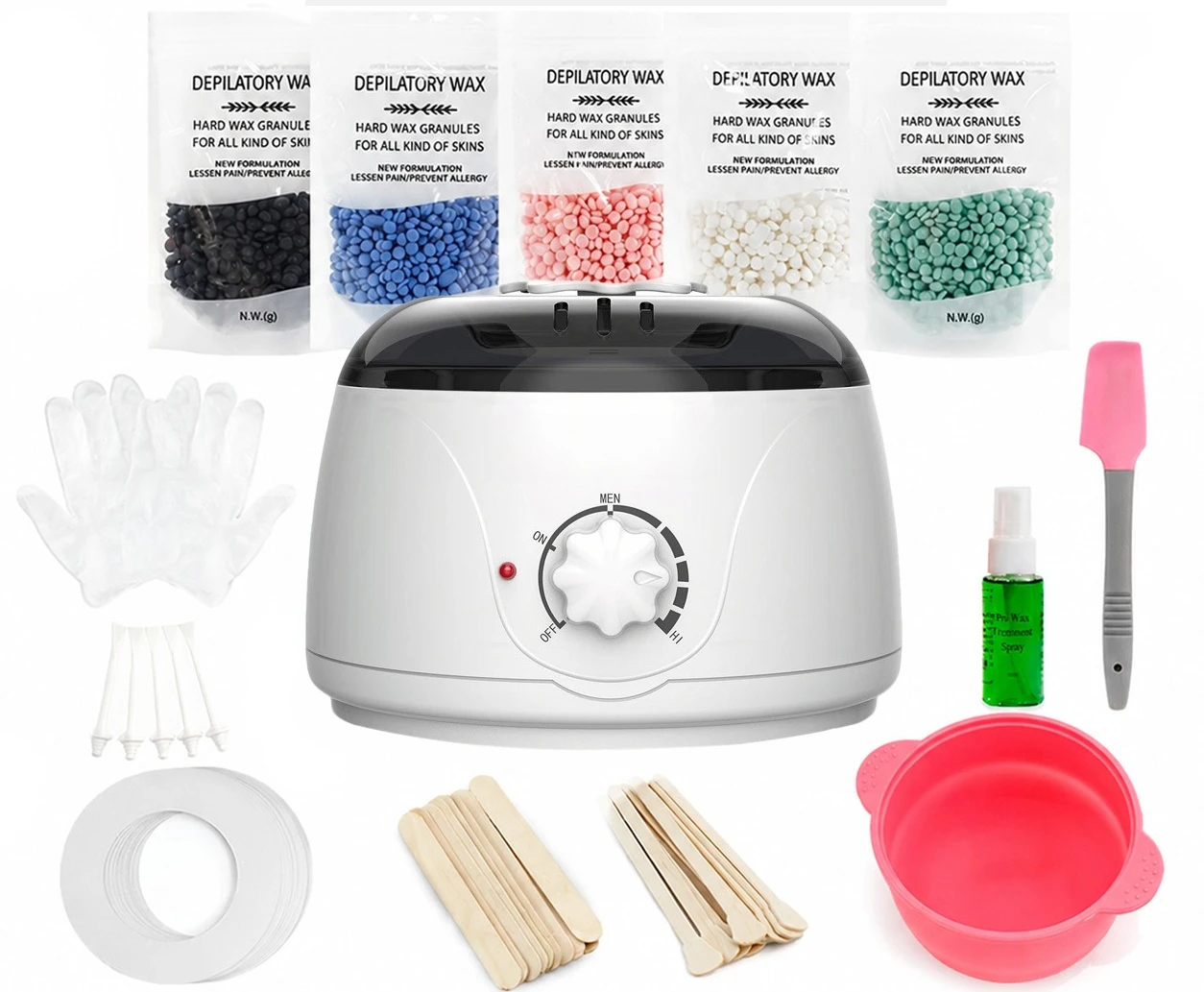 AX-300 Wax Melter, Constant Temperature Beeswax Heating Pot, Hair Removal Wax Therapy Machine