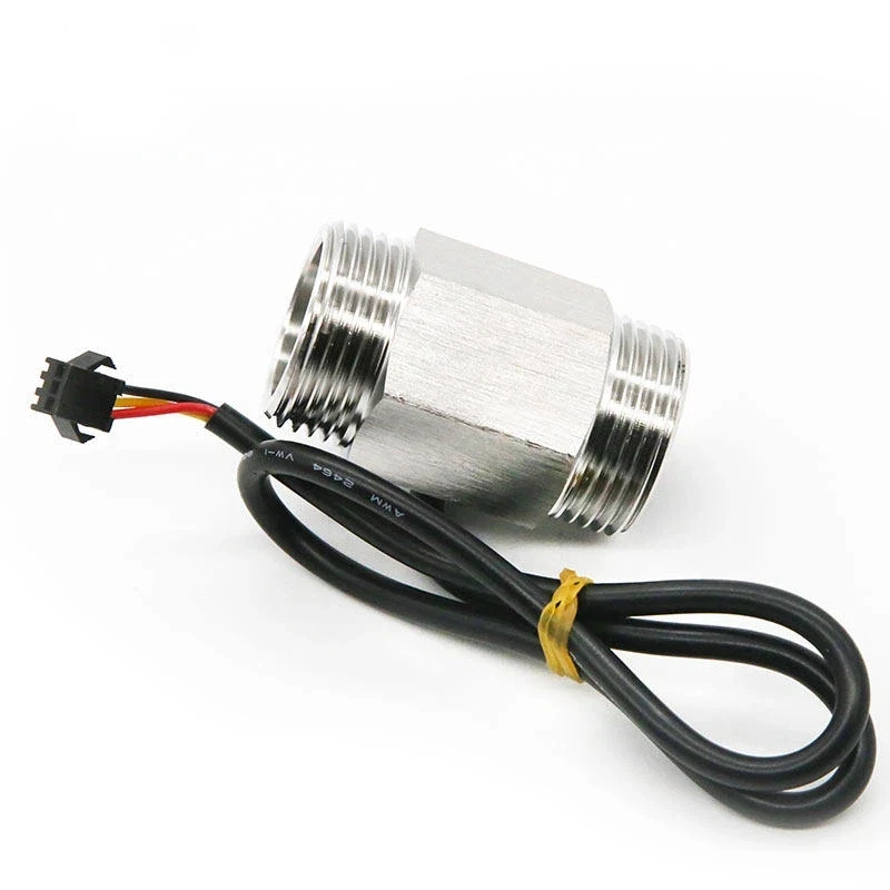 Water , Hall Effect Meter, Turbine Flow Sensor, 1-Inch DN25 Pipe Diameter