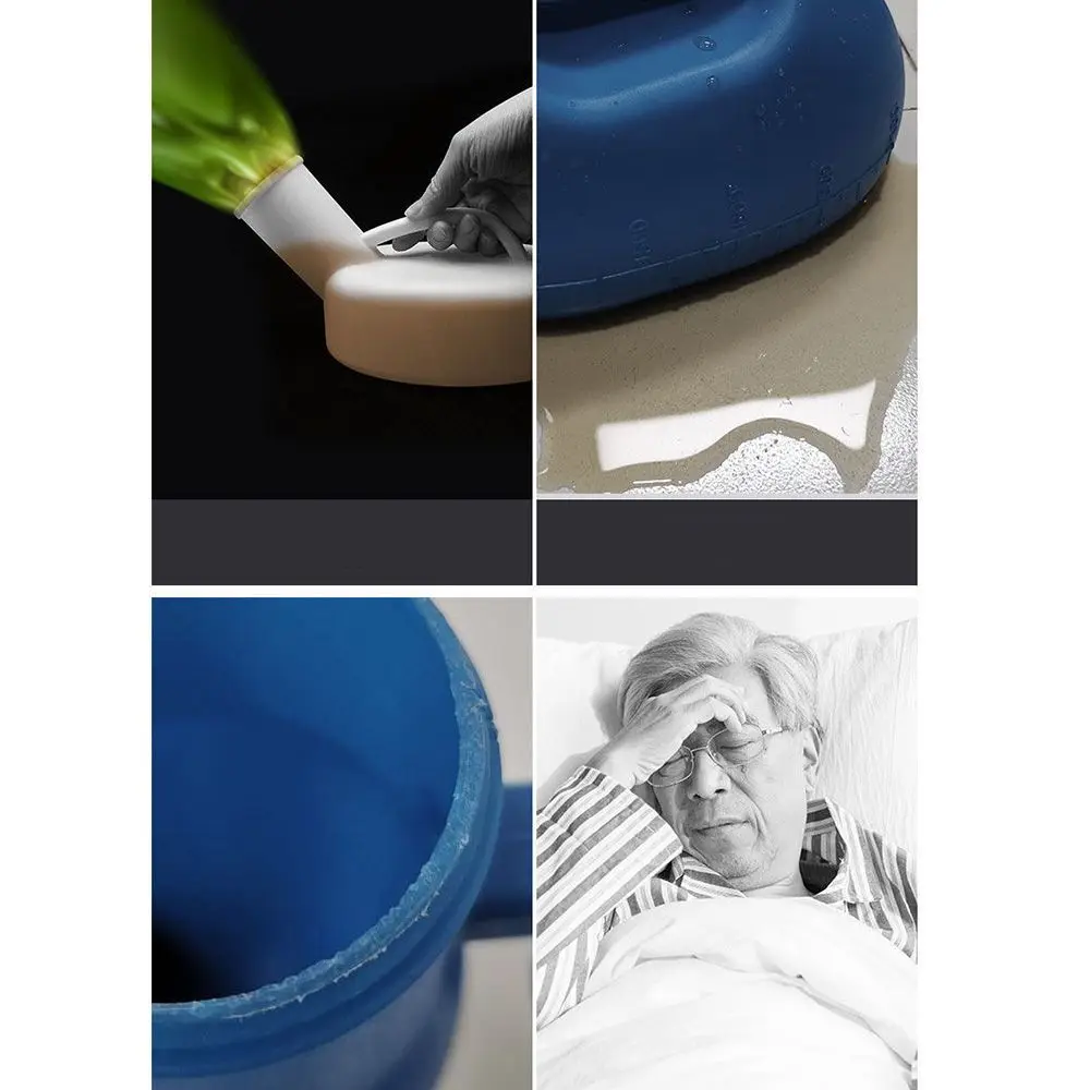 Unisex Extension Tube 2000ml Urinal Potty with Lid Toilet Aid Bottle Portable Urinal Bottle Travel Urine Storage