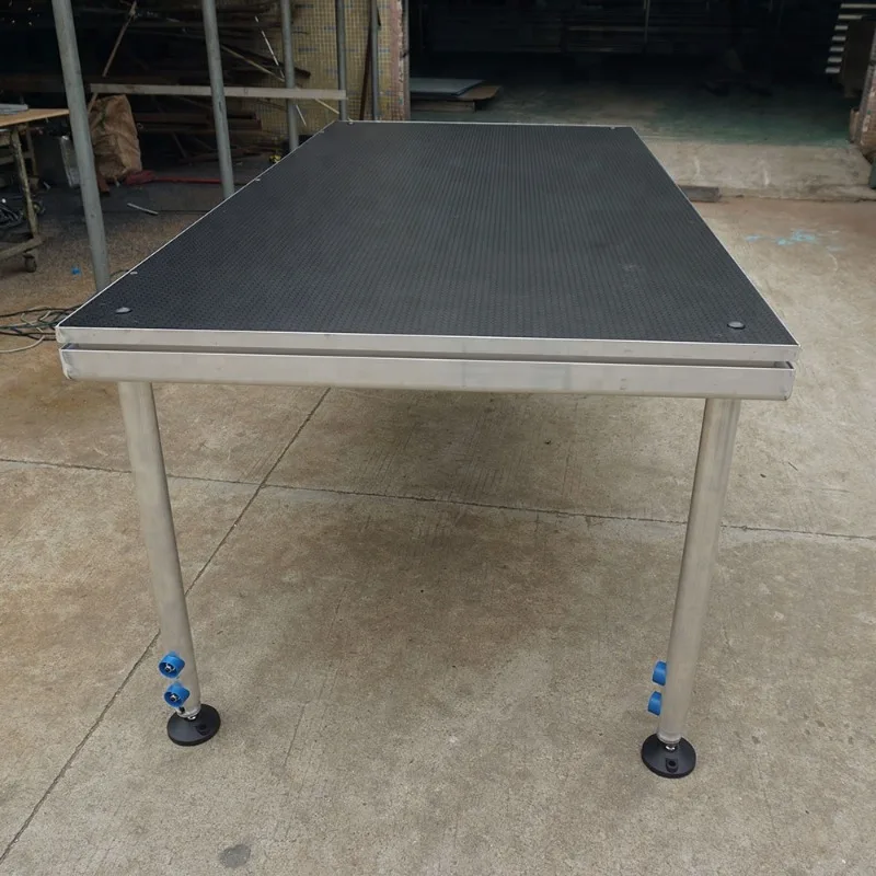 Folding table dj mobile rental stage event