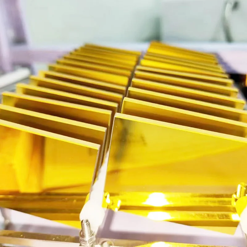 Gold‑Coated Plane Reflector Mirror Near & Far Infrared Optical Mirror Customizable Size for Scientific Research Experiment