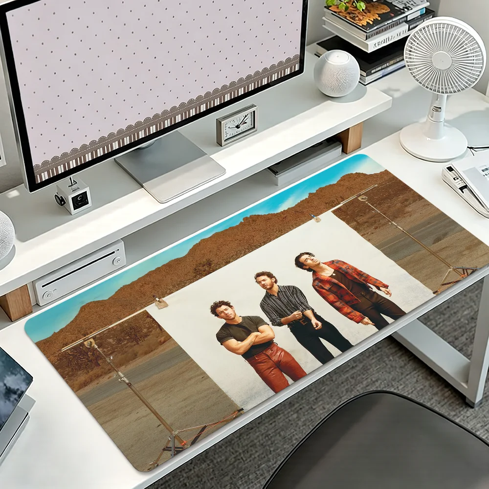J-Jonas Brothers A Little Bit Longer Mouse Pad Non-slip Thickened MousePad Student Cushion Large Writing Gaming Lockedge Office