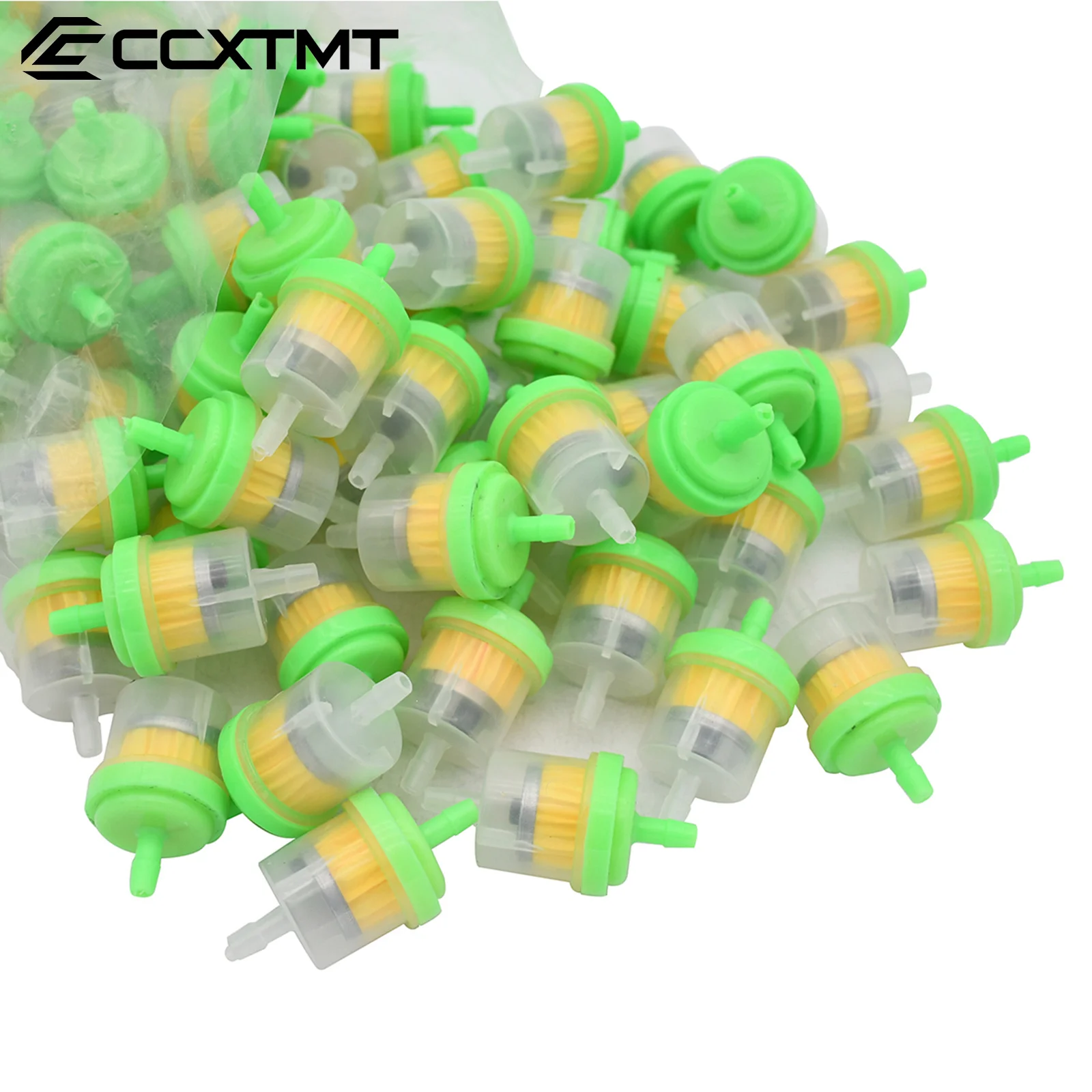 100 Pcs Motorcycle ATV Scooter Dirt Bike Oil Filter Inline Gas Fuel Filter Filters Tool For Kawasaki KTM Honda Yamaha
