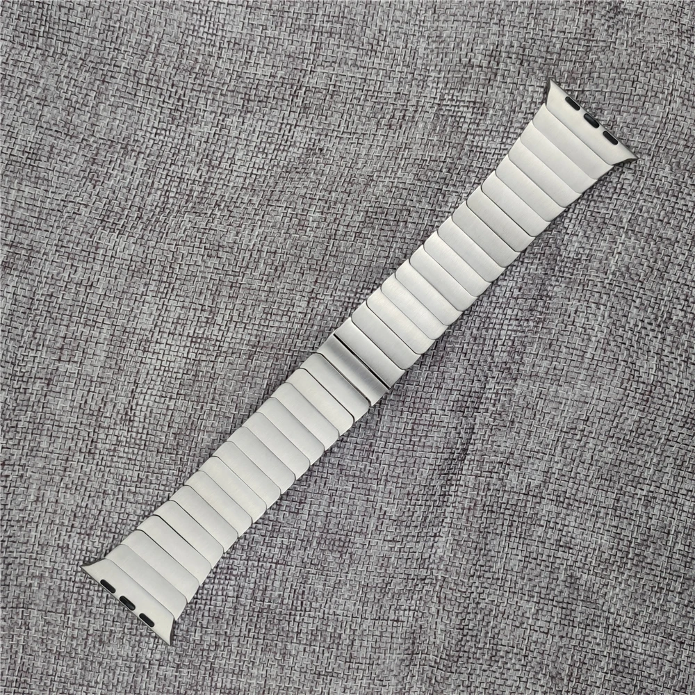 For Apple Watch Band 7 8 45mm 41mm IWatch Ultra 49mm 6 SE 5 4 44mm 40mm Stainless Steel Strap 3 42mm Link Bracelet Accessories