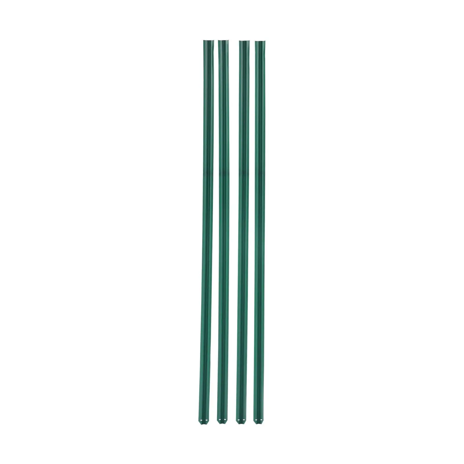 Bottom Locking Privacy Slats, Single-Wall Vertical - for Chain-Link Fence, High-Density HDPE Ideally Fit 4' Garden, Farm, Sports