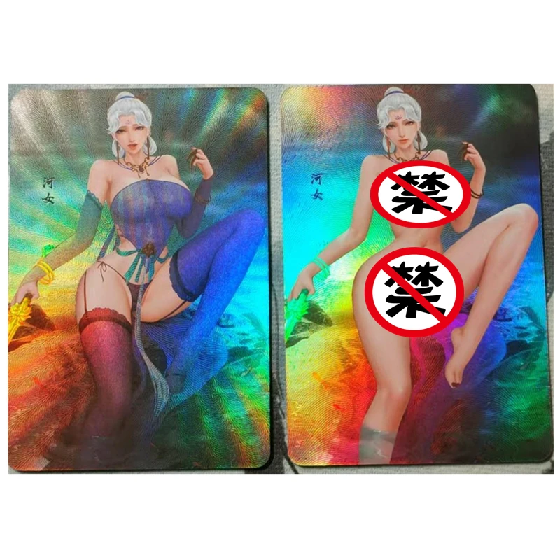 

2 шт./компл., сделай сам, скрытая аниме-карта, античная серия, River Girl ACG, сексуальная телесная карта, игрушка в подарок, игра, самодельная коллекционная карта комиксов в стиле аниме