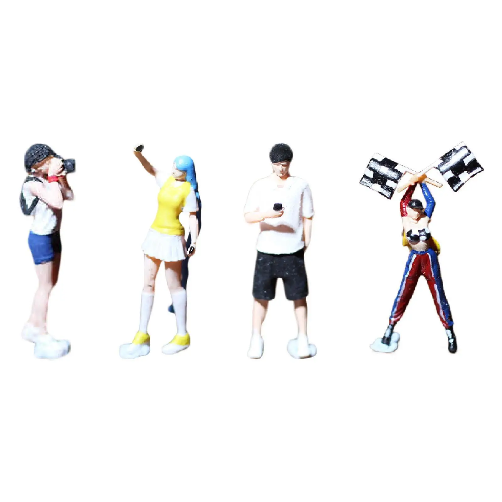

1/64 Scale Miniature Figure Resin Dioramas Desk Decoration Tiny People Model