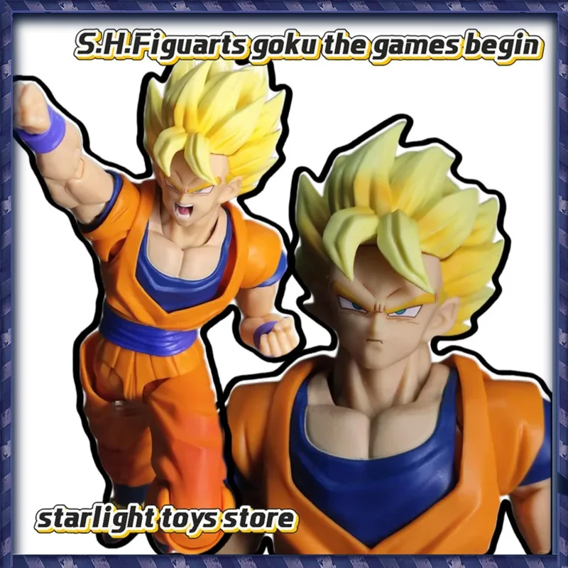 

В наличии Dragon Ball Super Saiyan Son Goku The Games Begin Аниме Фигурка Фигурки Игрушки Коллекция Модели Статуя из ПВХ Подарок