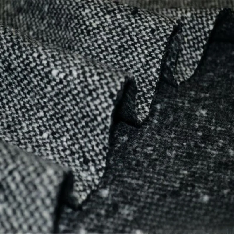 

Autumn and winter full-color tweed fabric for suits casual wear overcoats