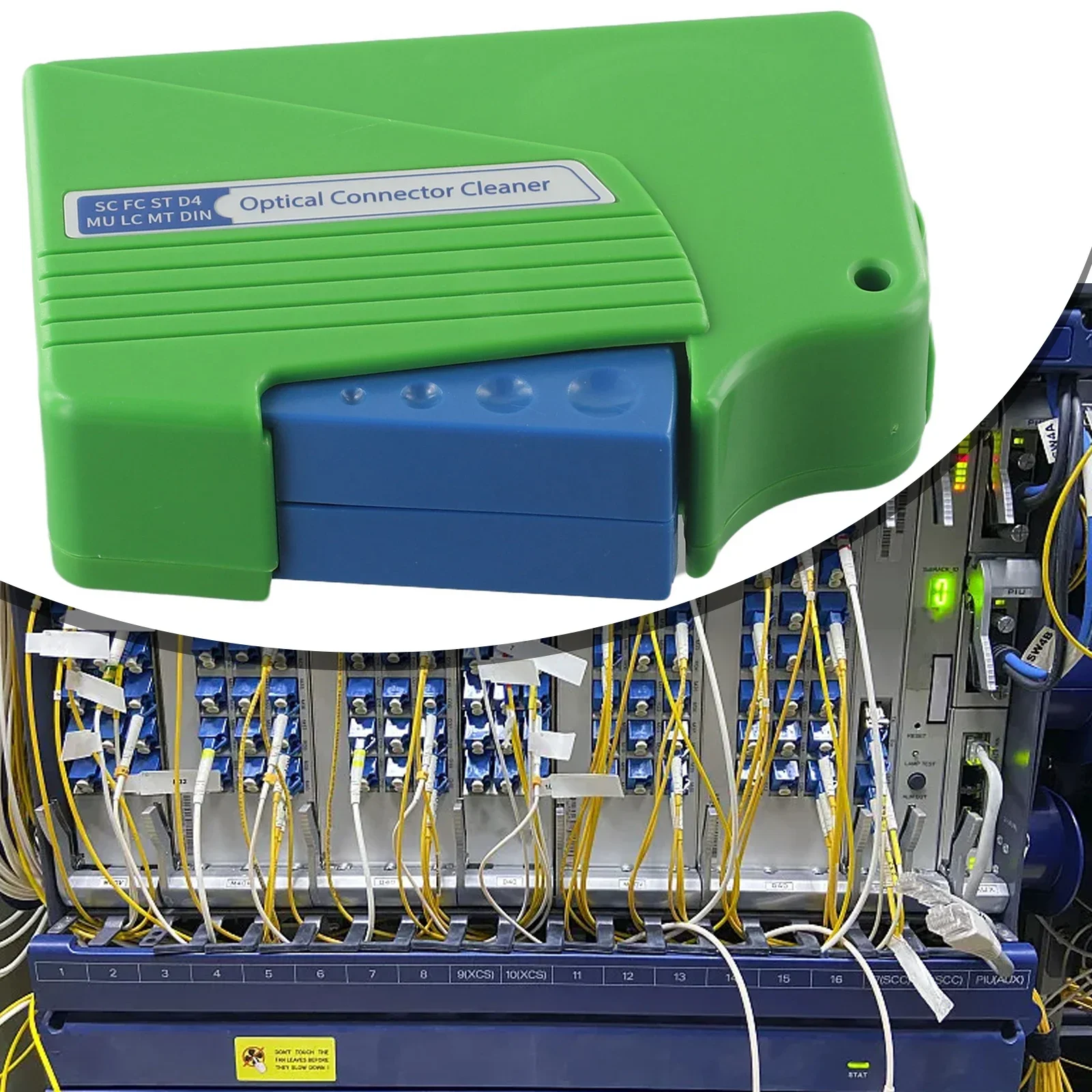 Cleans Optic Cleaner Connectors Face KCC-550 Lightweight Design Manual Operation Cassette 500+ Cleans Brand New