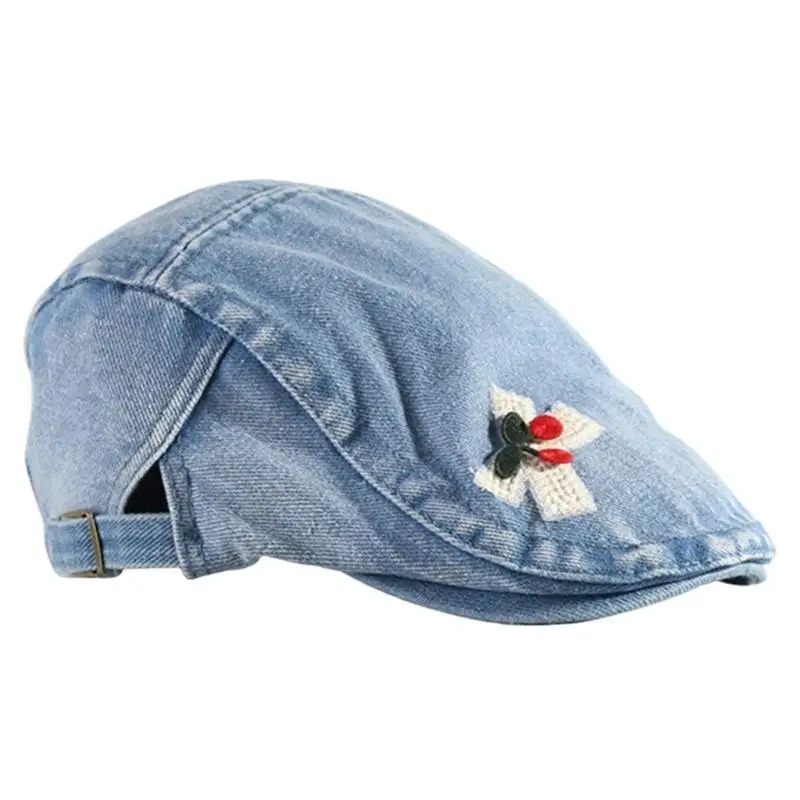 

39BD Girls Casual Painter Hat French for Girls Hat Subculture Photo Props