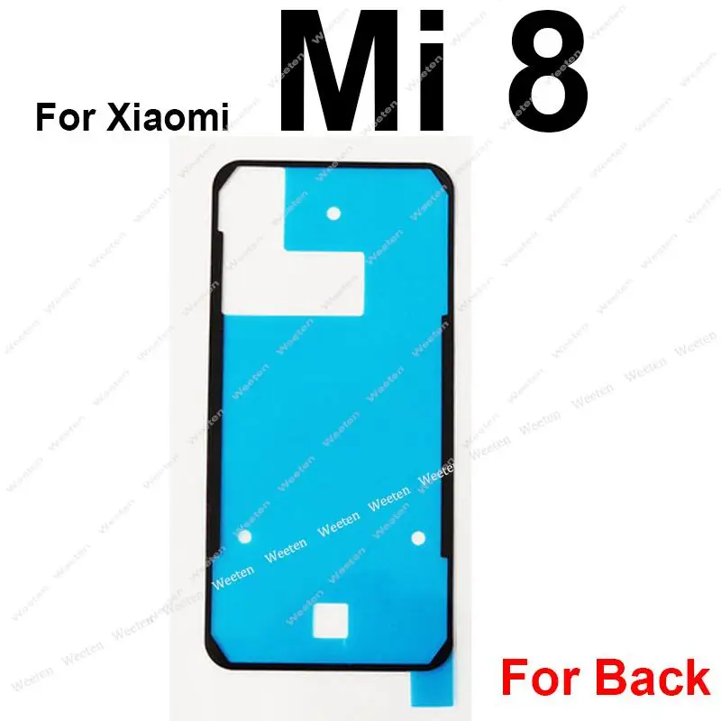 Back Battery Cover Adhesive Sticker For Xiaomi Mi 6 8 9 Lite explorer Mi 9SE 9T CC9E Note 10 Pro Lite Back Housing Adhesive Tape