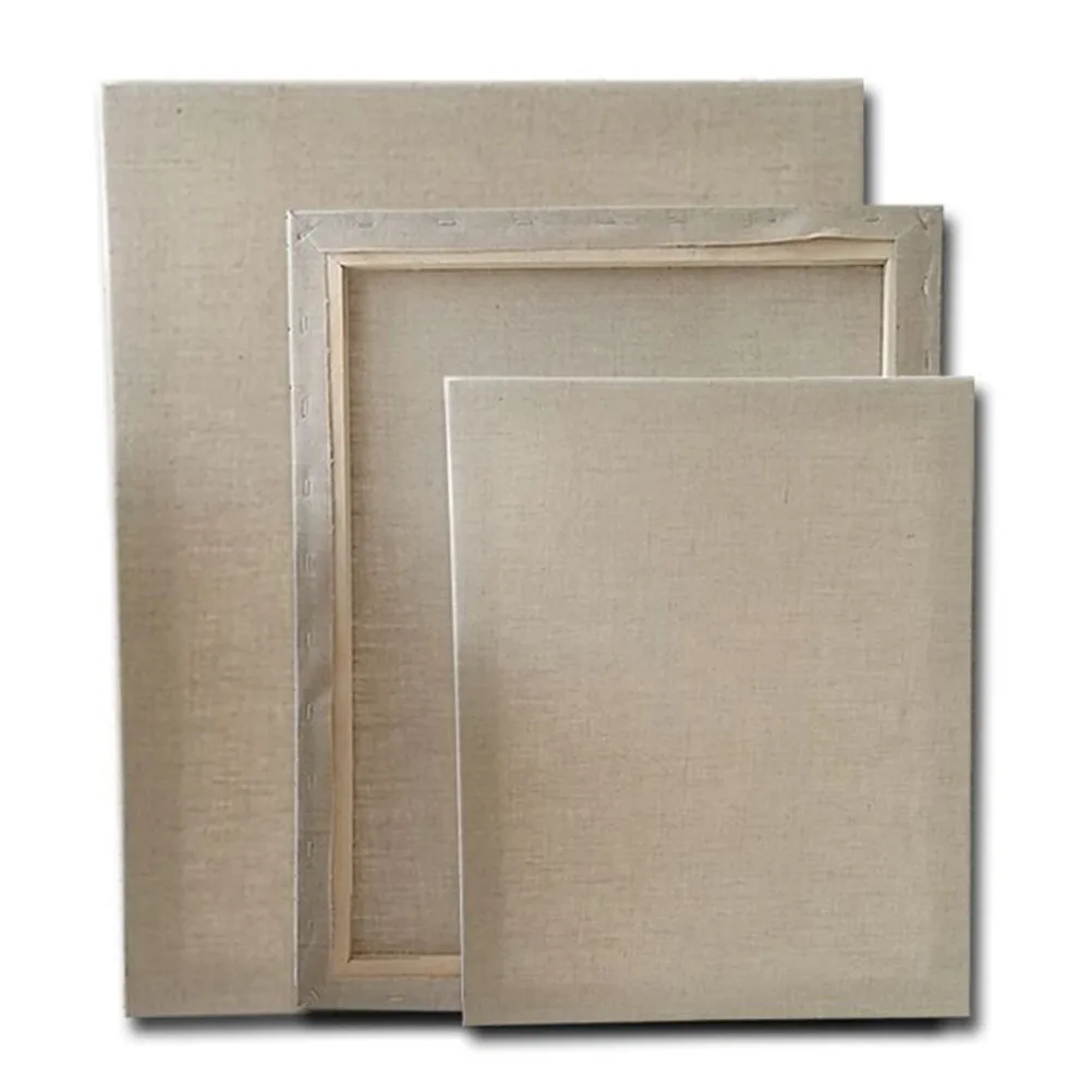 18x24cm Cotton Artist Stretched Canvas Panels High Tension Strength Flexible Surface Ideal for Oil Painting Acrylics Gouache