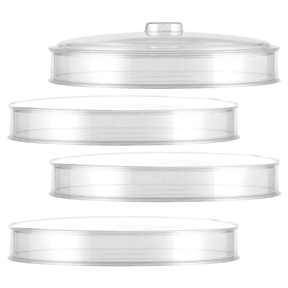

Tea Cake Stand 4 Layer Odorless Plastic Tea Container Household Food Storage Box Bulk Leaves Holder Jar Canister