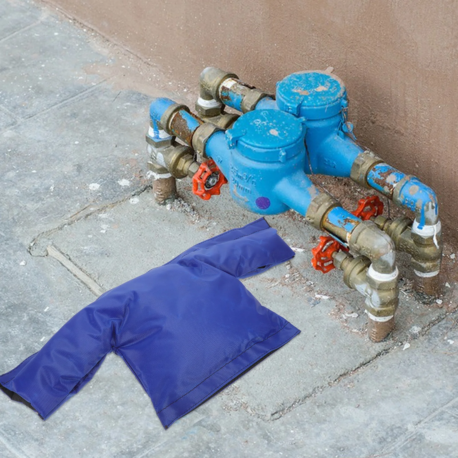 

2Pcs Water Meter Insulation Cover Heavy-Duty Waterproof Freeze Protection Outdoor Winter Pipe Frost Resistant Insulated Frost