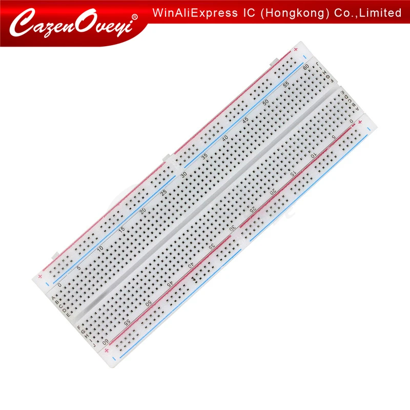 1pcs/lot Breadboard 830 Point Solderless PCB Bread Board MB-102 MB102 Test Develop DIY In Stock