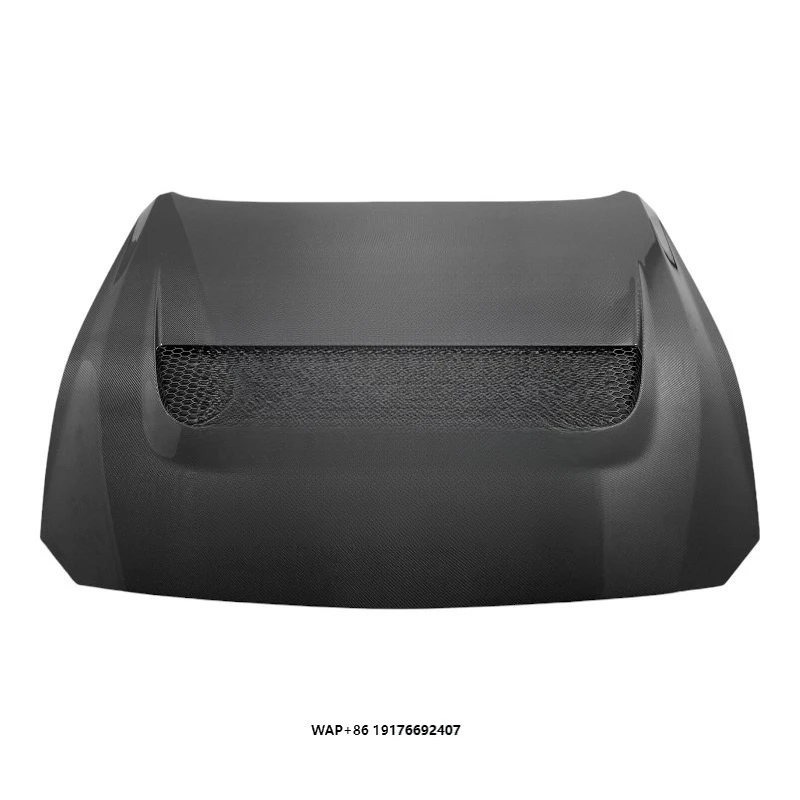 Style Carbon Fiber Front Bonnet Engine Hood for 2024-2025 for Mustang GT EcoBoost Dark Horse Includes Screws-New Condit
