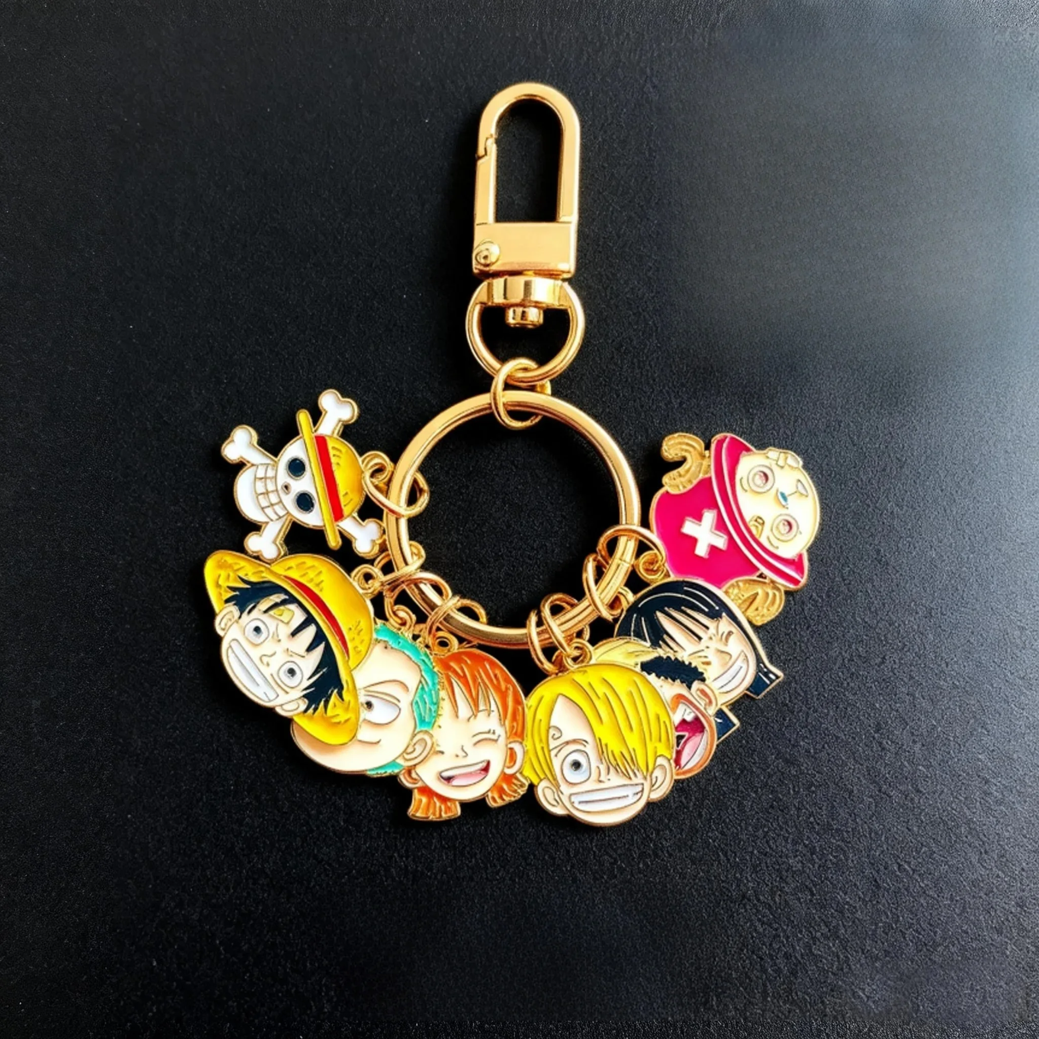 Keychain Monkey D. Luffy Nami Anime Peripherals Bluetooth Headset Charm Delicate Fashion Toy Jewelry Gift for Friends