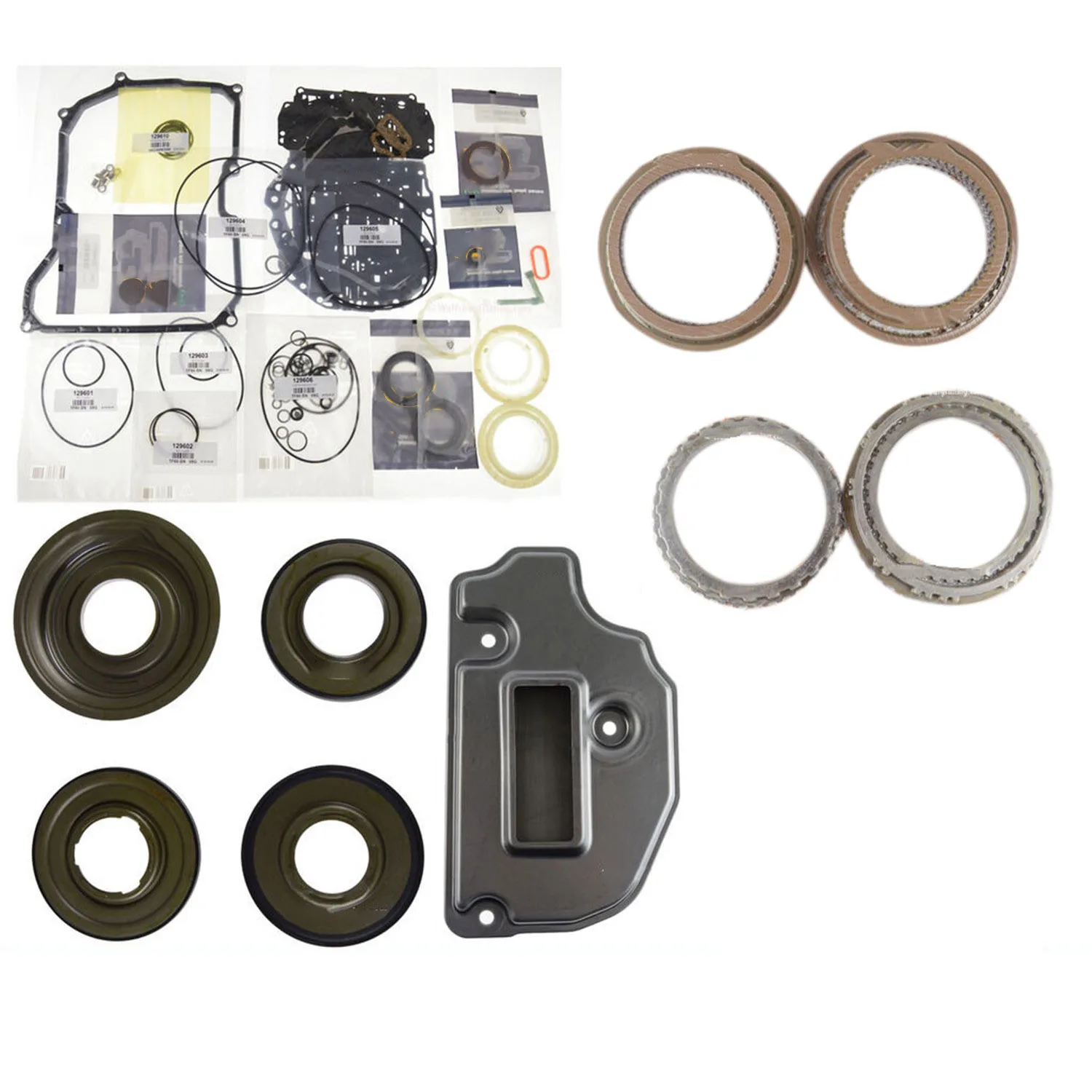 6-Speed Transmission Rebuild Seal Overhaul Kit O9G TF60SN For Beetle Convertible	 Turbo Jetta MK5 B6 Rabbit MK5 Golf/GTI MK6