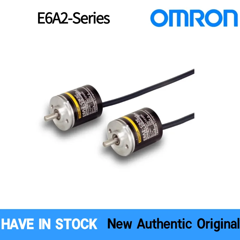 OMRON E6A2 Series Incremental Rotary Encoder φ25mm Compact Size 10-500P/R NPN Open Collector Output 5-24VDC IP50