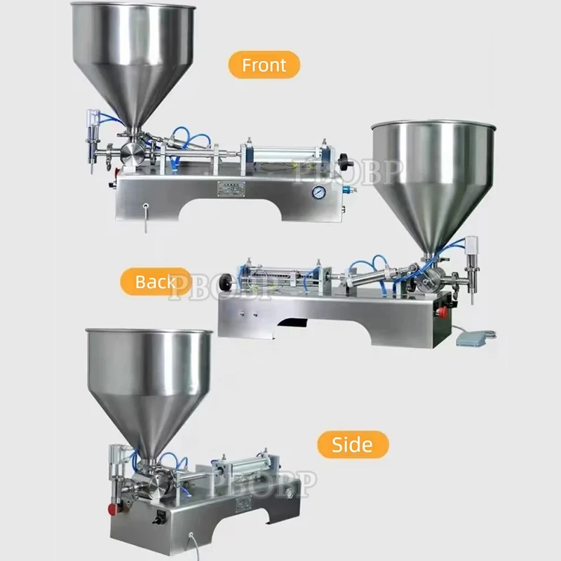 PBOBP Automatic Cup Feeding Paste Filling Sealing Machine For Ice Cream Yogurt Sauce Food Packaging Equipment
