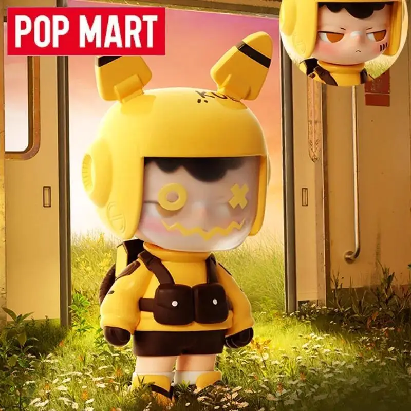 POP MART Kubo City of Sunset Series Boneka Mainan Blind Box Asli Kotak Misteri Figurine Hiasan Dekorasi Rumah Model Meja Hadiah untuk Perempuan