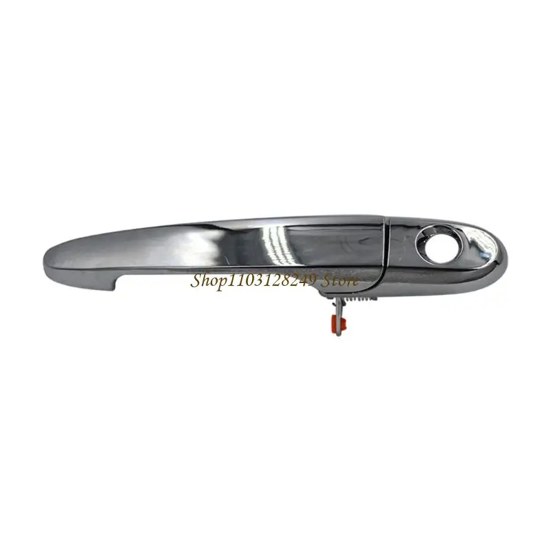 N5KD 15773795FL Silver Tone Exterior Pull Handle with Lock Opening, Single Front Door Part for Car Repair Service and Access Use