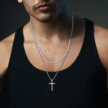 10 best sales Pendentif croix pour homme - №7
