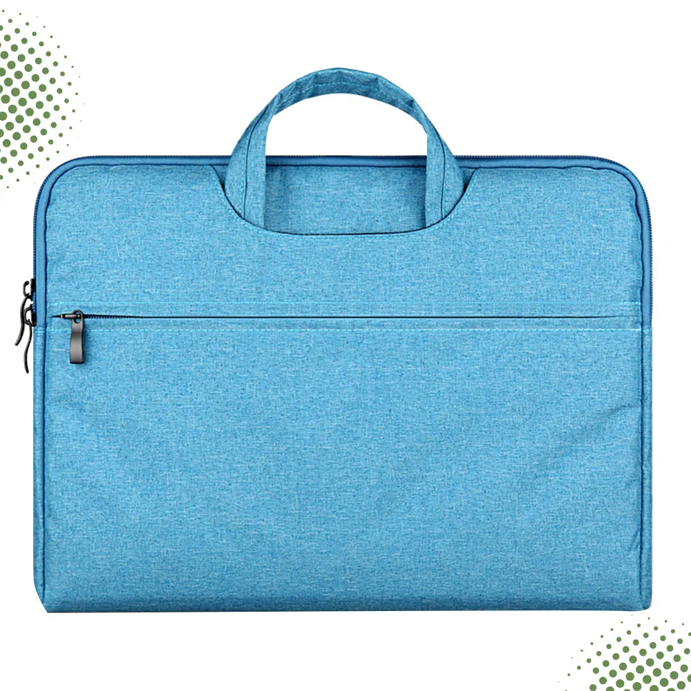 Dark Gray Laptop Bag 11.6 Inches Large Capacity Shock Absorption Portable Computer Storage Tote Case for Pro