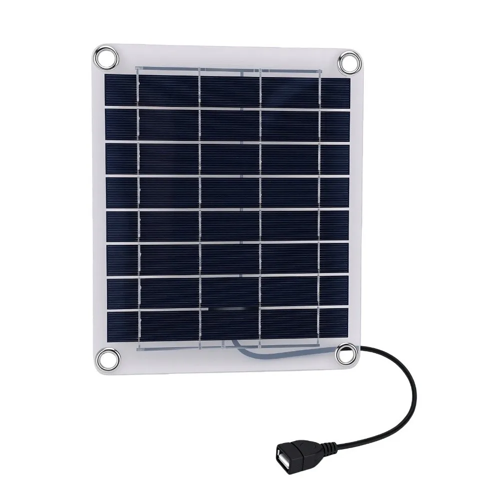 Portable Solar Powered Ceiling Fan 10W for Camping Tents for rvs For Outdoor Use Foldable Lightweight 36dB 42x18x15cm