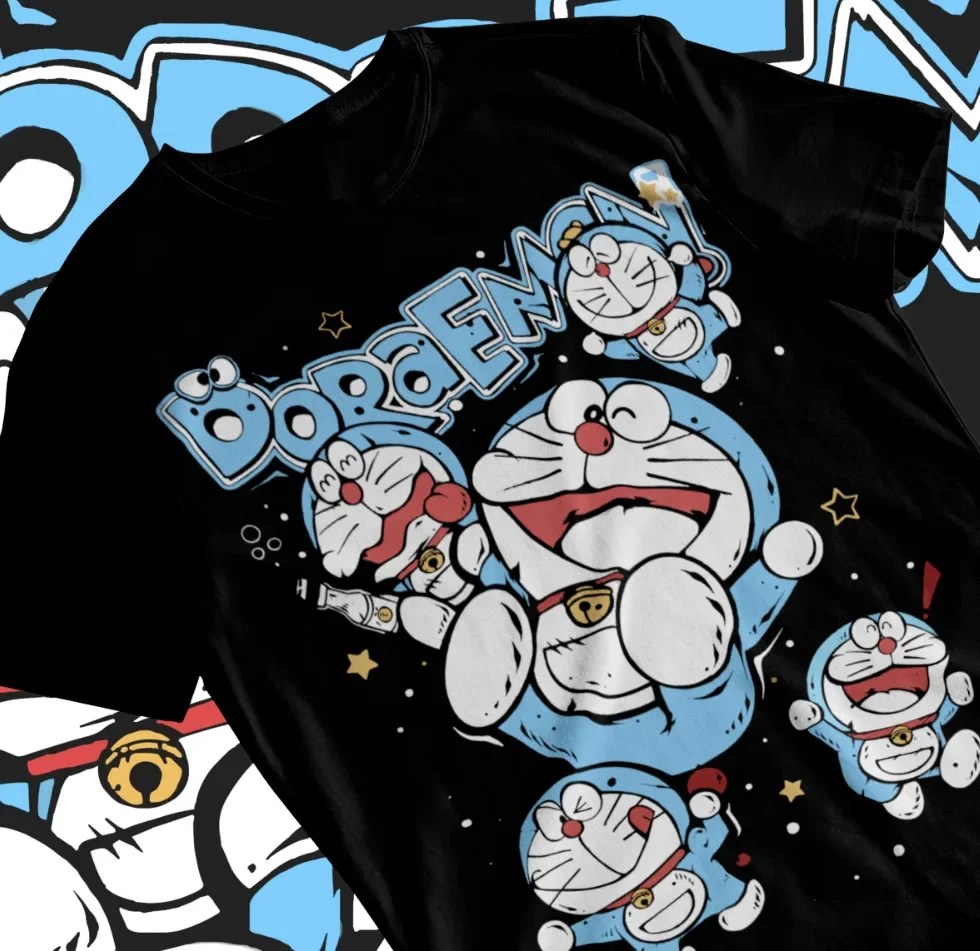 

Рубашка Doraemon G Dorami Nobi Shizuka Suneo аниме мягкая футболка для девушек всех размеров