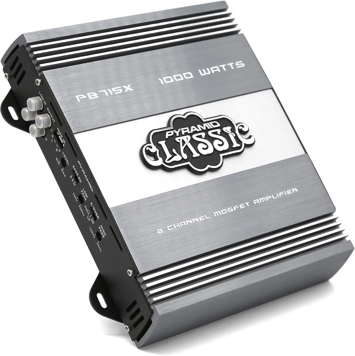 

1000W 2-Channel Car Amplifier – MOSFET Power Supply, Tri-Way Config, 13.8V DC, RCA Input, 90dB SNR
