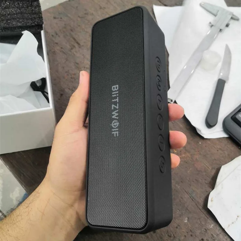 Imagem -06 - Blitzwolf 30w Alto-falante sem Fio Portátil Bluetooth Alto-falante 3600mah Drivers Duplos Baixo Tws Estéreo Ipx6 à Prova Daux Água tf Cartão Aux