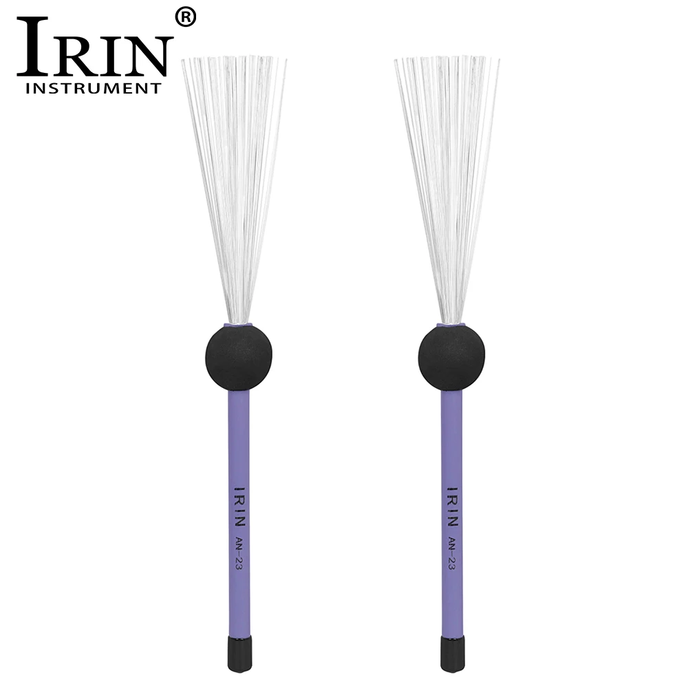 IRIN IN-23 Cajon Brush Retractable Drum Brush with Hammer Head Professional Percussion Instruments Drum Parts Accessories