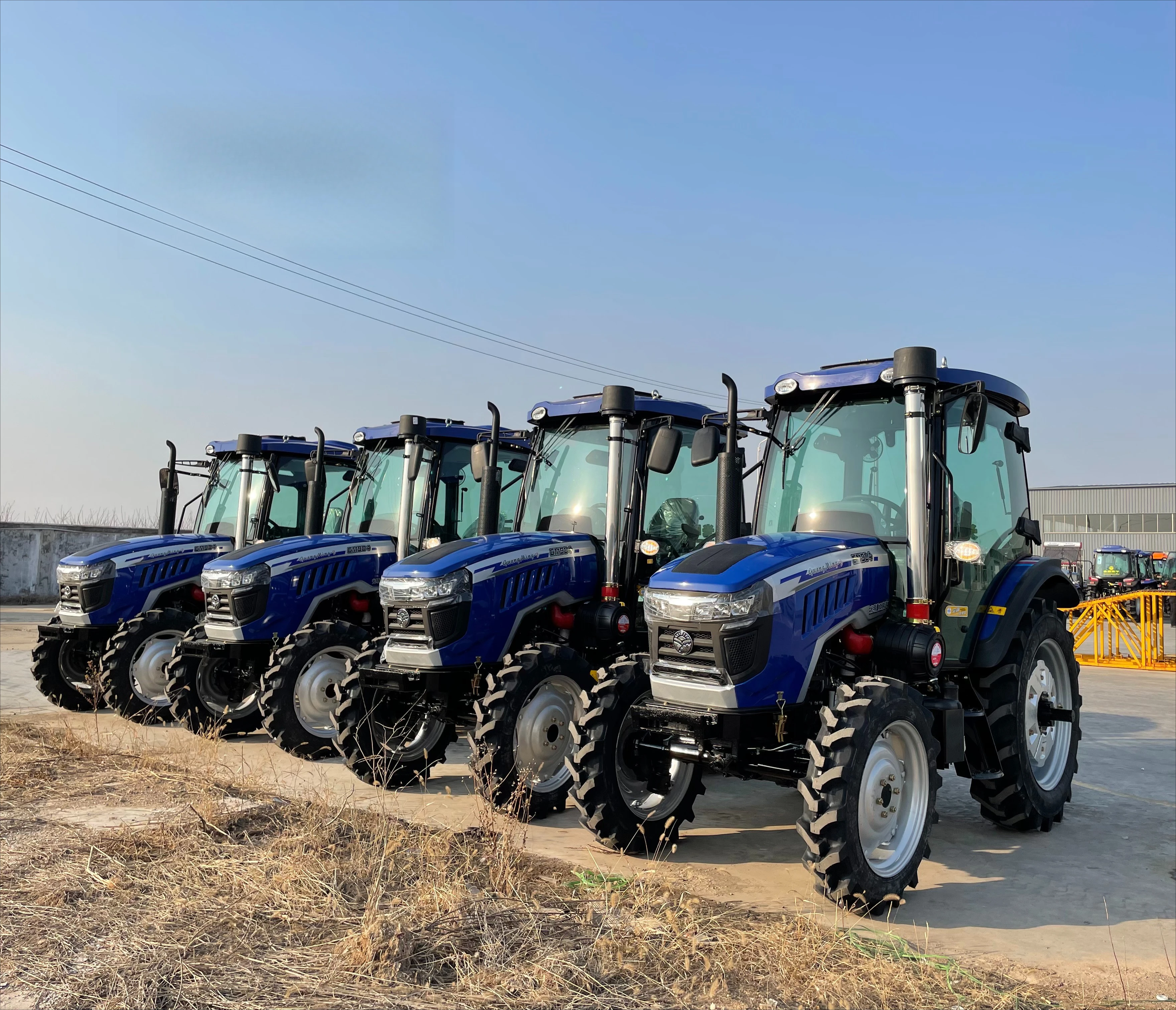 Farm Tractor Agriculture Agricultural Tractors Rice Peanut Potato Harvest 40 50 60 70 80 90 100 120hp Mini Garden Tractors