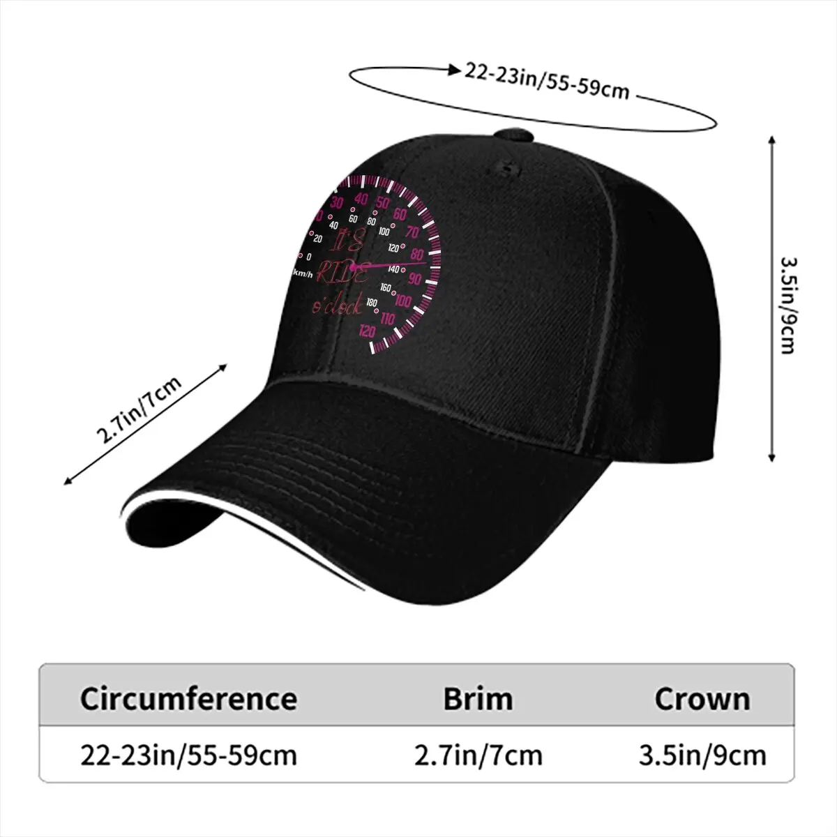 It is Ride O'clock Dirt Bike Motocross Motor Sport Baseball Cap Men Hats Women Visor Sunprotection Snapback Caps