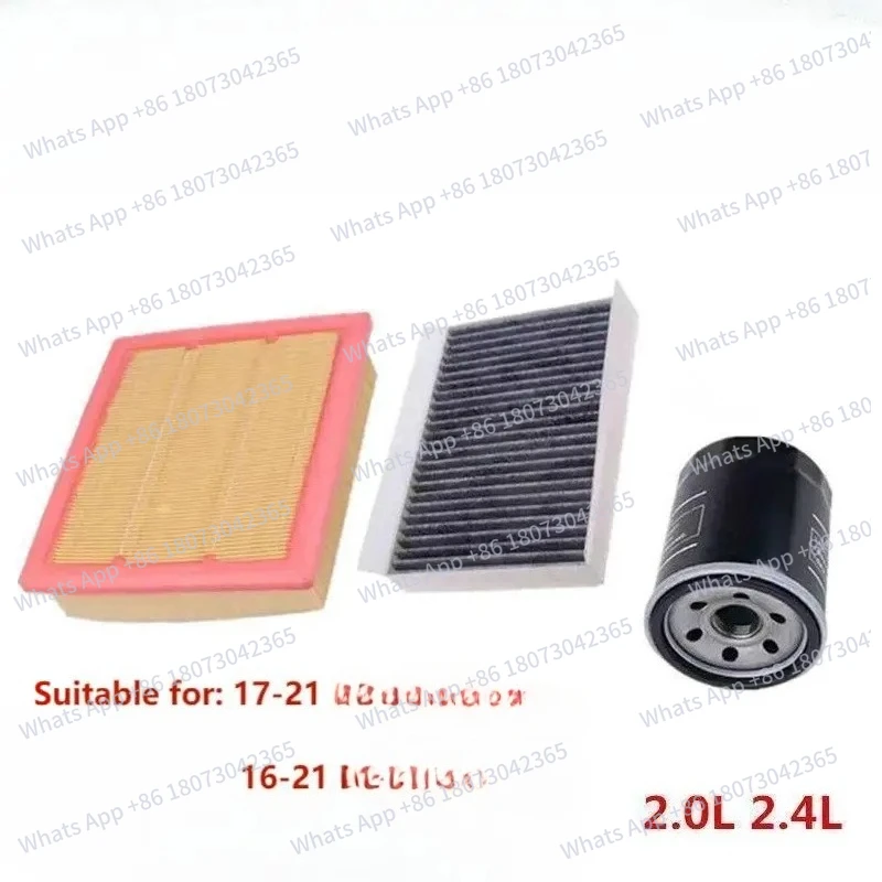 

Car Engine Air Filter Cabin Filter Oil Filter For Jeep Compass 2.0L 2.4L 2017- Jeep Renegade 2.0L 2.4L 2016- 51977574 77367847