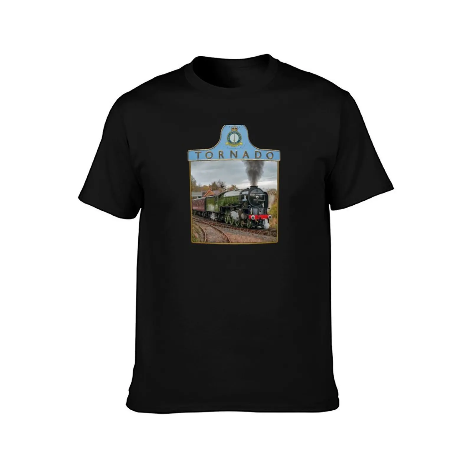 Tornado and Nameplate T-Shirt Holiday Casual Short Sleeve Top T-Shirt