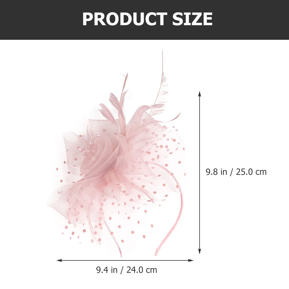 

Netted Women Bridal Headdress Wedding Tea Bridal Headdress Party Hat Bride Headpiece Banquet Hair Accessory