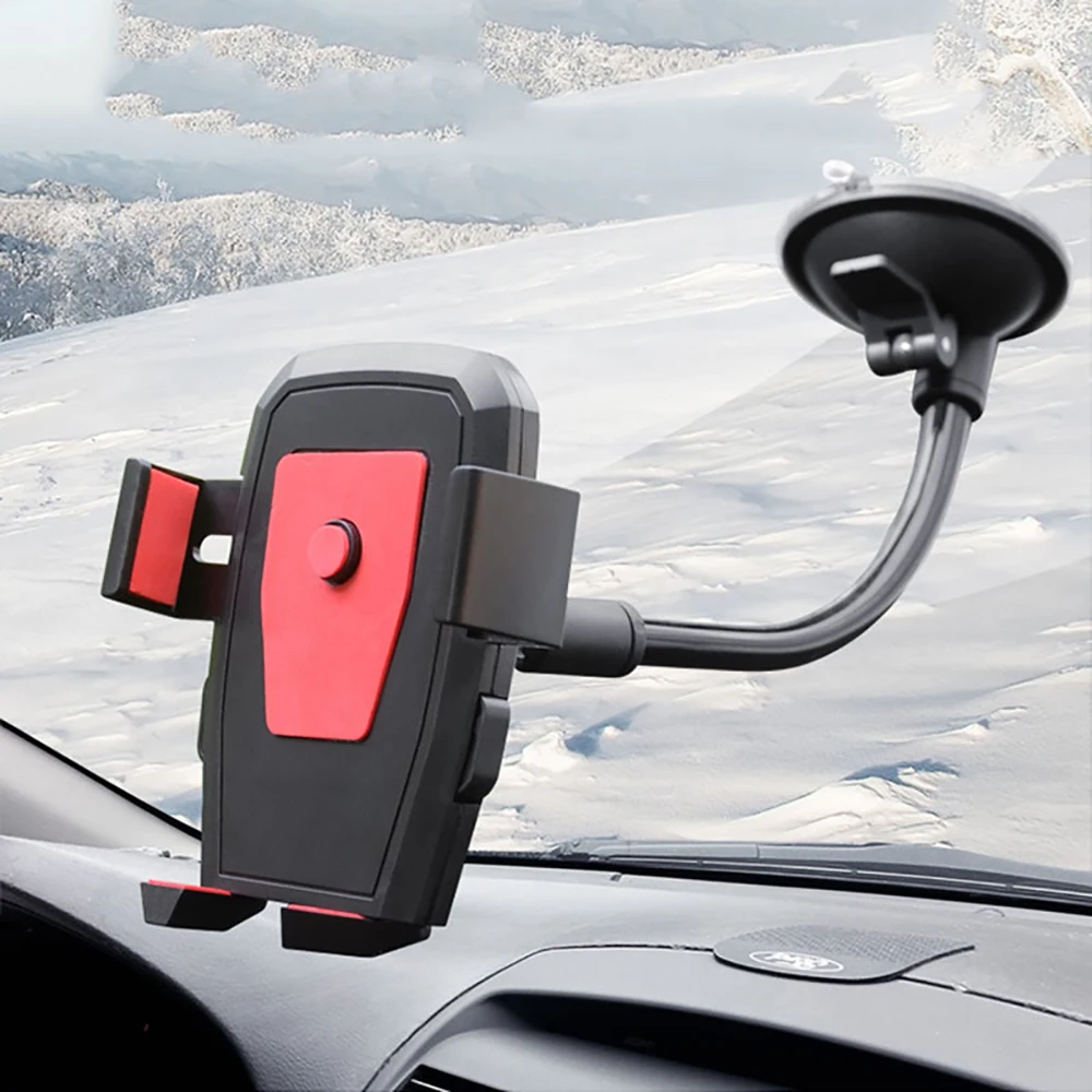 Auto-Handyhalterung für Rückspiegel, Lenker-Clip, Saugnapf-Halterung für Mobiltelefone, Navigation, Praktische Unterstützung