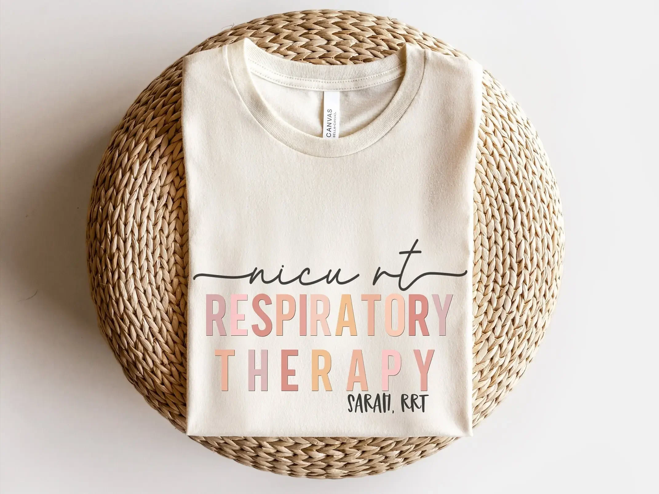 NICU RT T Shirt Respiratory Therapist rn nurse Personalized graduation gift Appreciation