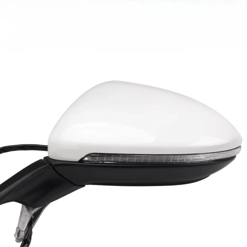 CAPQX For VW Golf 7 Golf7 2012-2019 Outer Rearview Mirror Glass Side Mirror Cover Lid Frame LED Turn Signal Light indicator lamp