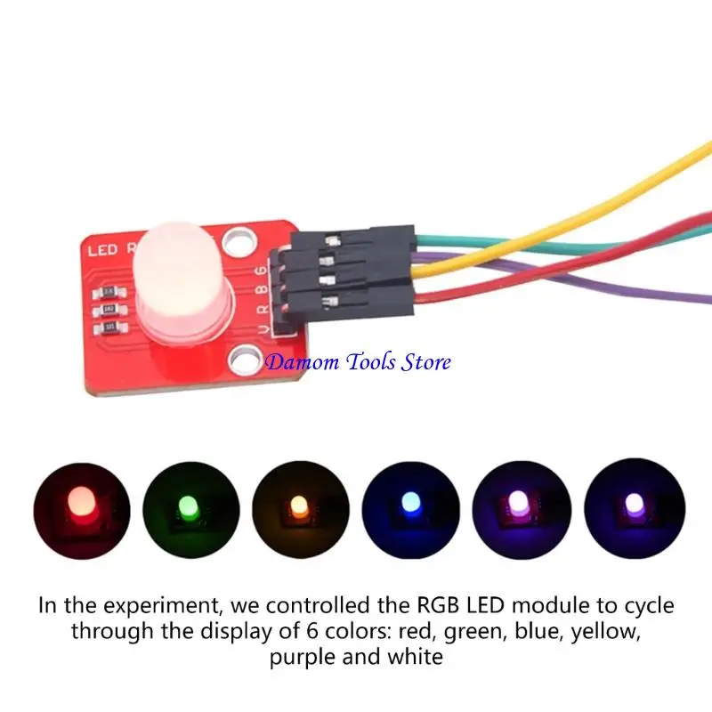 57BE Small 10mm LED Module For DIY Set High Brightness Full Color Module Featuring Multiple Color Option