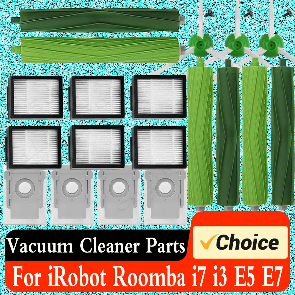 Dla Irobot i7 Acces Roomba i7 j7 i6 i8 i3 Plus E5 E7 z serii E & I główna szczotka boczna wymiana odkurzacza I robot Roomba części