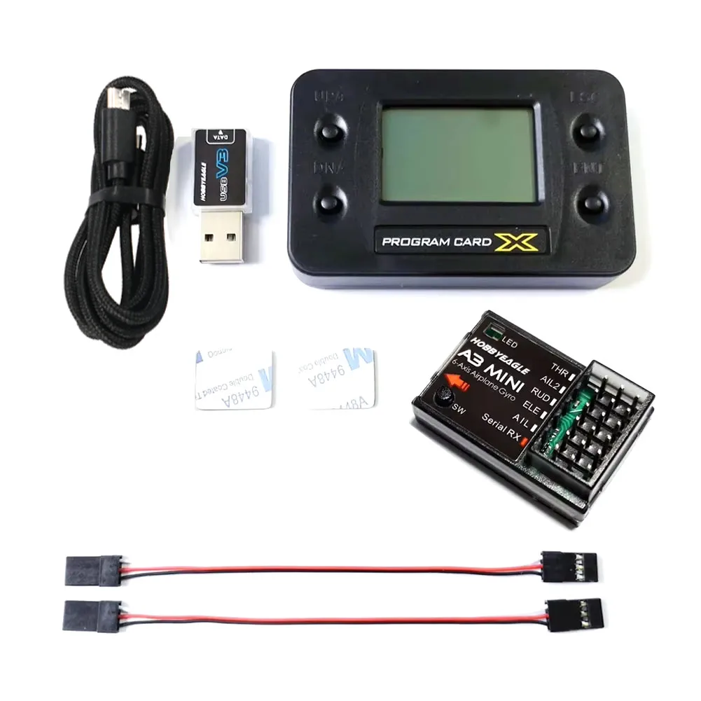 Hobbyeagle A3 Mini 6-axis Gyro Flight Controller Support PPM SBUS Multi-protocol Digital Serial Receiver For Fixed-wing Airplane
